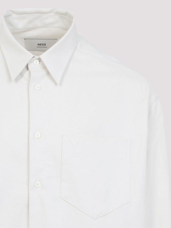 The Best Shops AMI PARIS: shirts - Embossed Adc Shirt