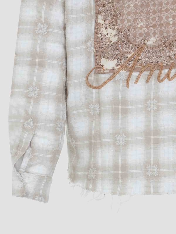 シャツ - キャメル shop online: AMIRI