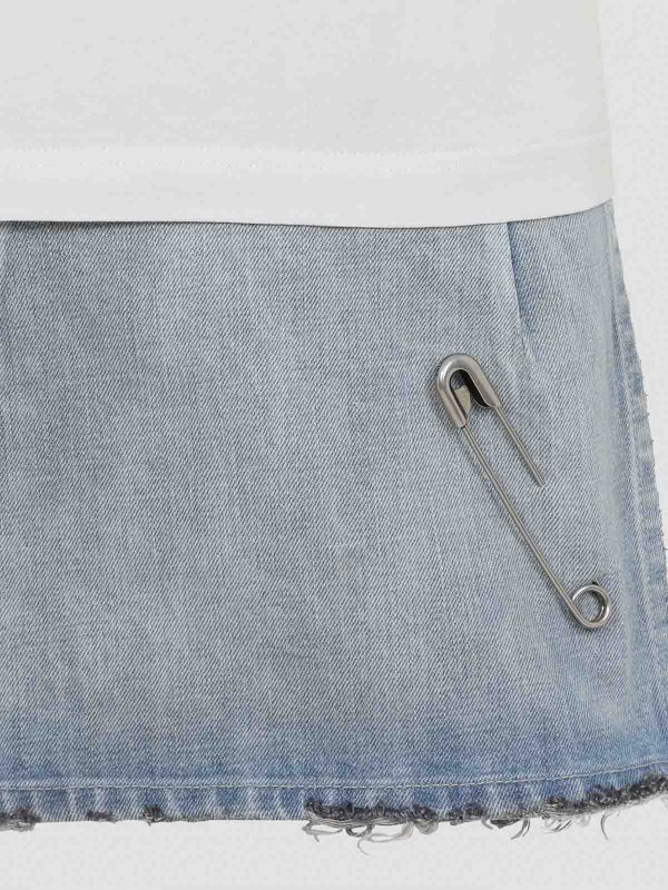 The Best Shops BALENCIAGA: short dresses - Layered Mini Dress