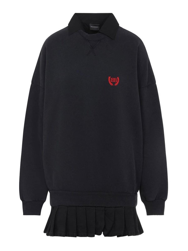 BALENCIAGA: short dresses - Hybrid Mini Dress