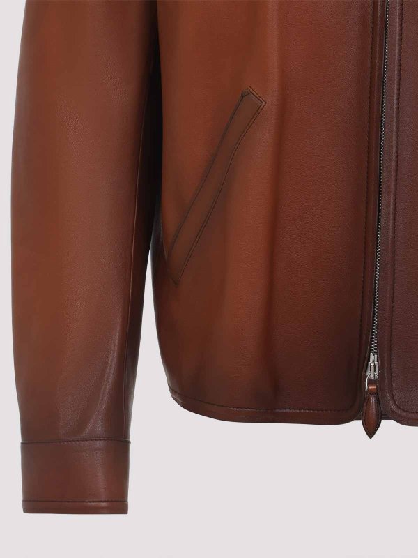 The Best Shops BERLUTI: casual jackets - Leather Jacket