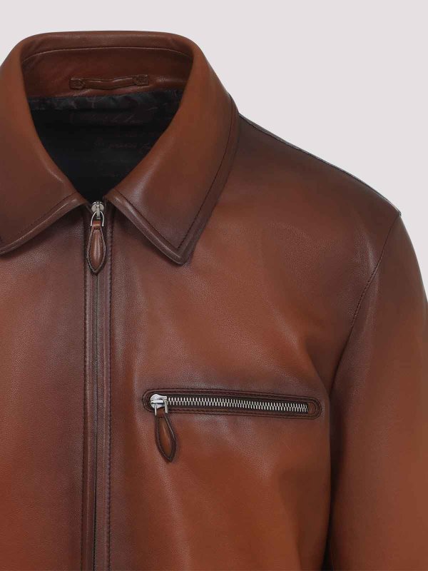 Leather Jacket shop online: BERLUTI