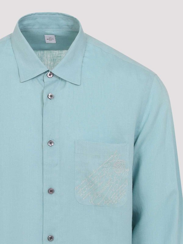 The Best Shops BERLUTI: Hemden - Hemd - Hellblau