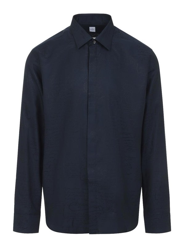 BERLUTI: shirts - Mulberry Silk Shirt