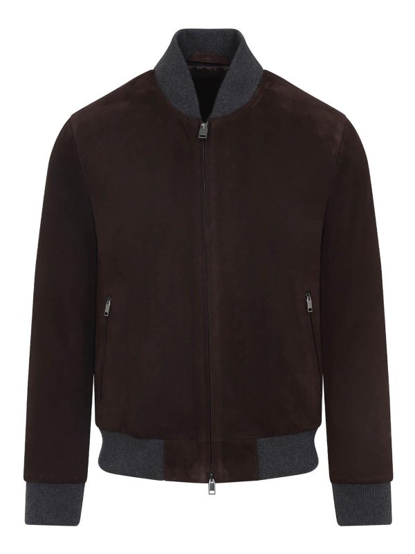 BRIONI: casual jackets - Classic Bomber Jacket
