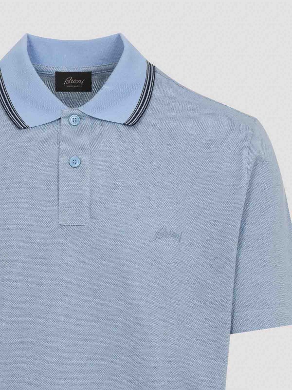 The Best Shops BRIONI: polo shirts - Cotton Polo