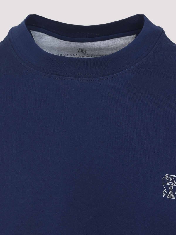 The Best Shops BRUNELLO CUCINELLI: Camisetas - Camiseta - Azul