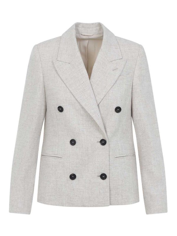 BRUNELLO CUCINELLI: casual jackets - Double Breasted Jacket