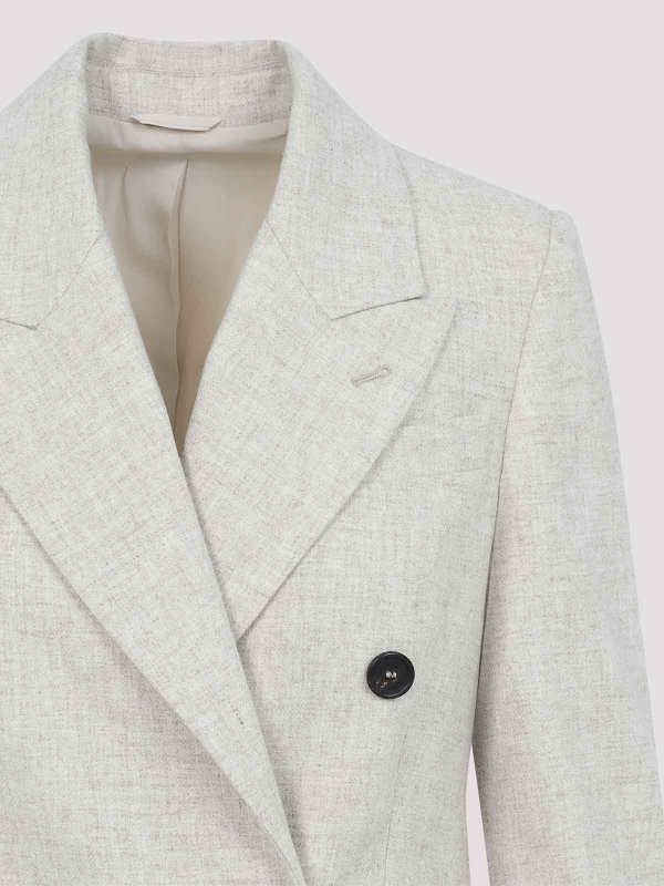 Double Breasted Jacket shop online: BRUNELLO CUCINELLI