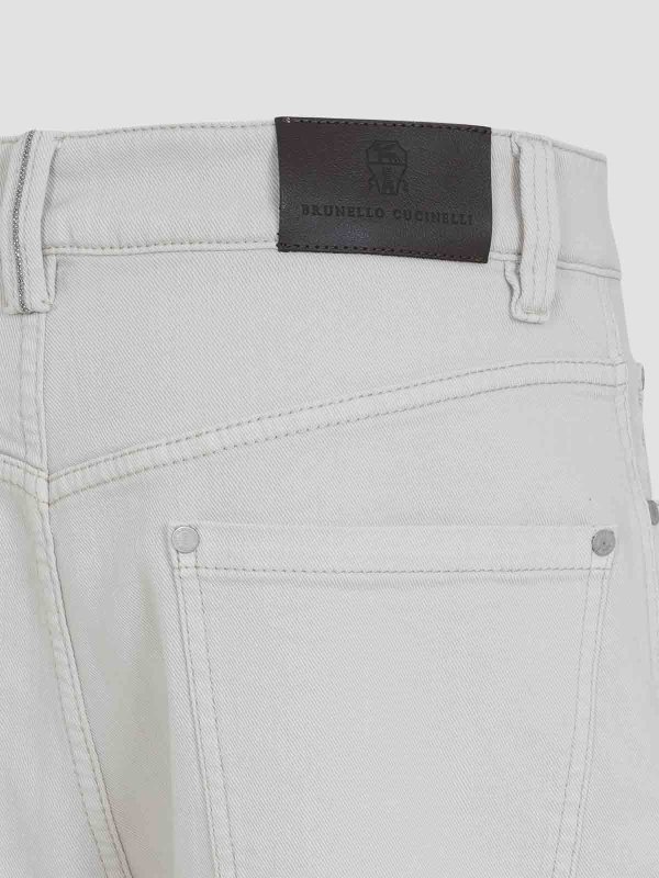 The Best Shops BRUNELLO CUCINELLI: bootcut jeans - Garment Dyed Jeans