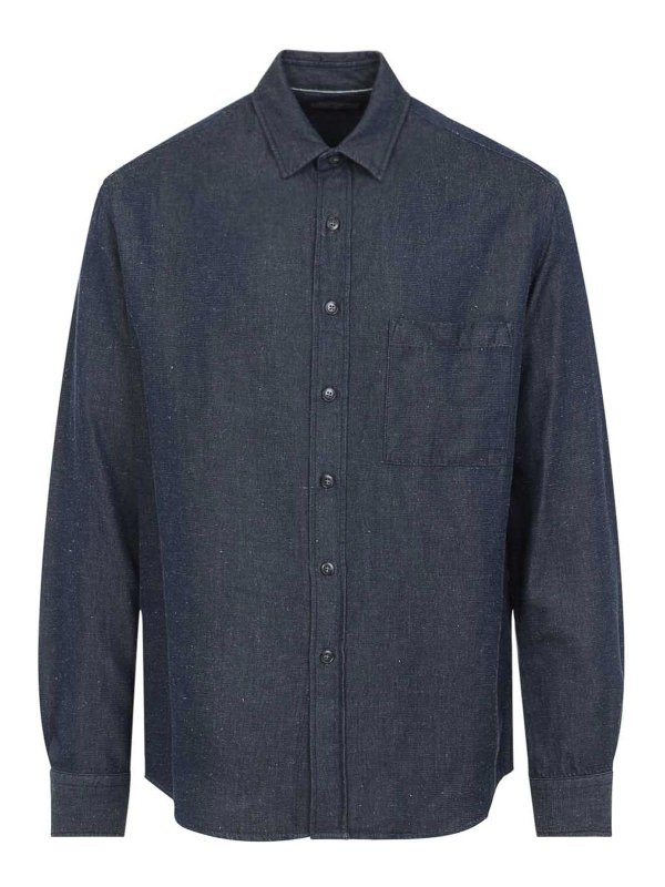 CANALI: Hemden - Hemd - Denim