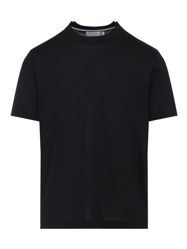CANALI: Camisetas - Camiseta - Negro