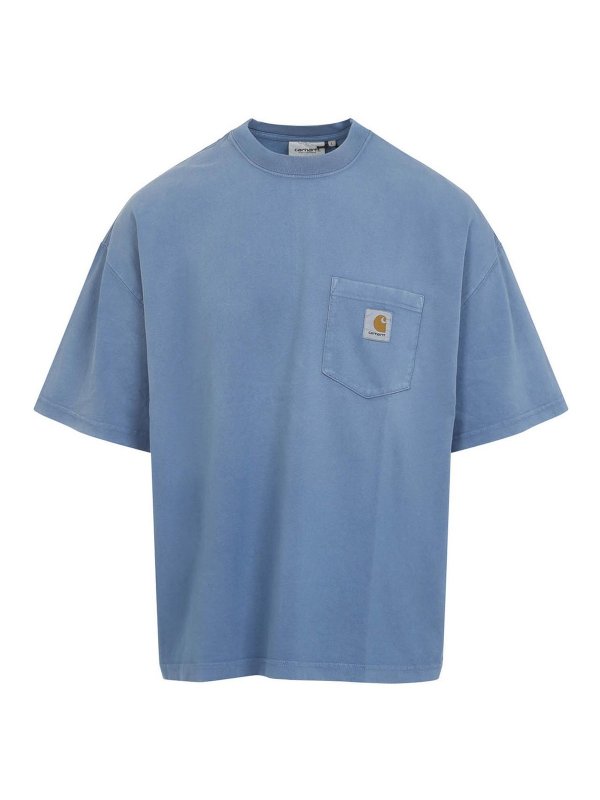 CARHARTT: t-shirt - T-shirt tascabile a maniche corte hudson