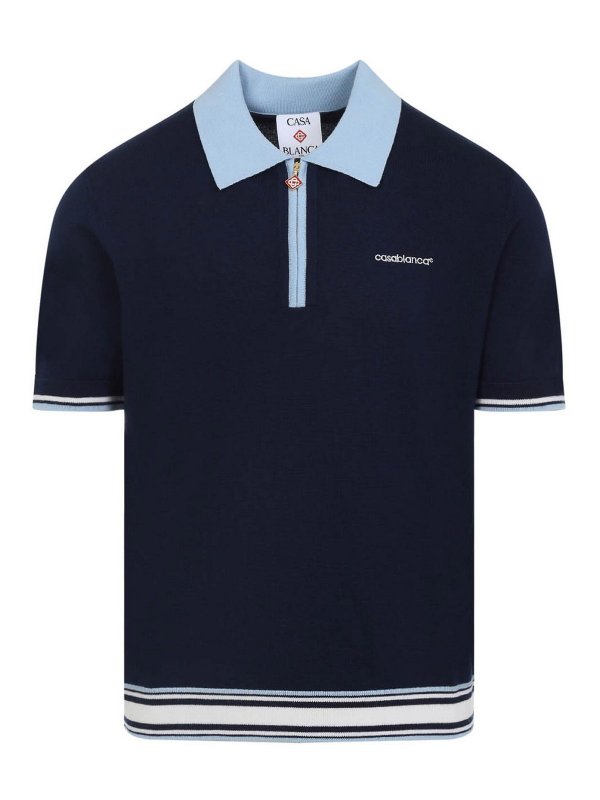 CASABLANCA: Poloshirts - Poloshirt - Blau