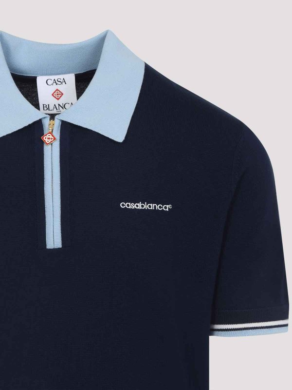 The Best Shops CASABLANCA: Poloshirts - Poloshirt - Blau