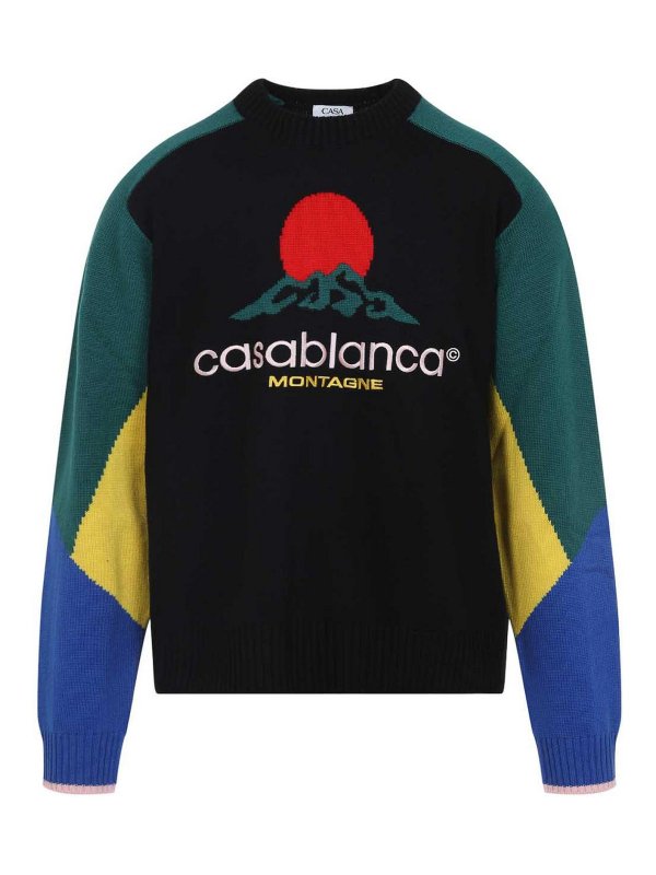 CASABLANCA: maglia collo rotondo - Pullover intarsio