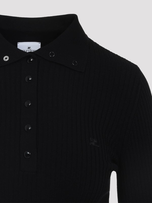 The Best Shops Courreges: Polos  - Polo - Noir
