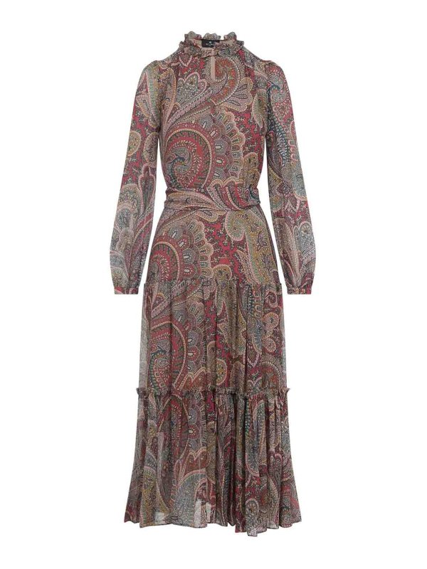 ETRO: Maxi robe - Maxi Robe - Rouge Brun