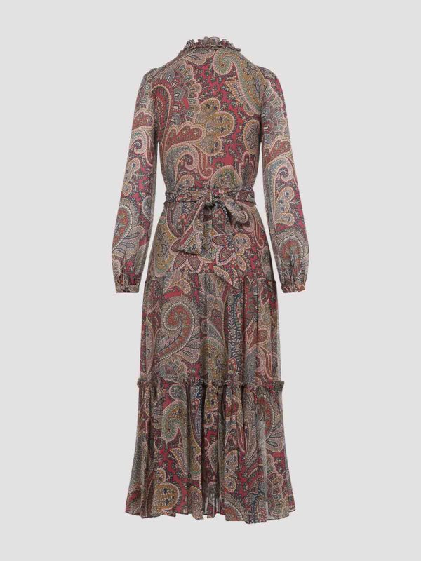 ETRO: Maxi robe online - Maxi Robe - Rouge Brun