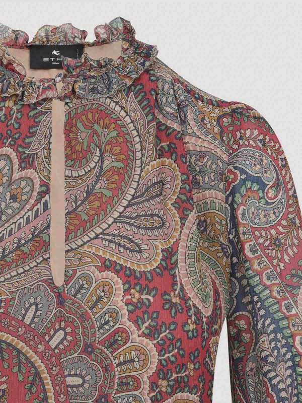 Maxi Robe - Rouge Brun shop online: ETRO