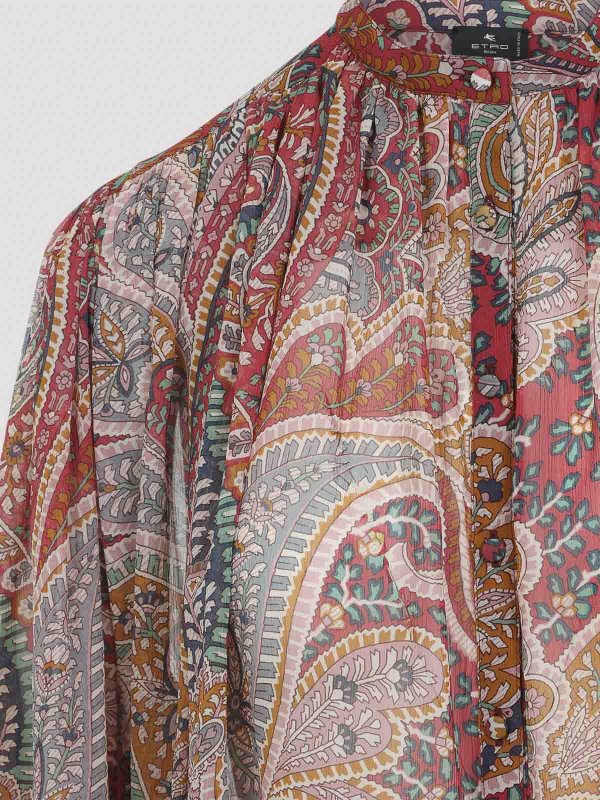 Chemise - Rouge Brun shop online: ETRO