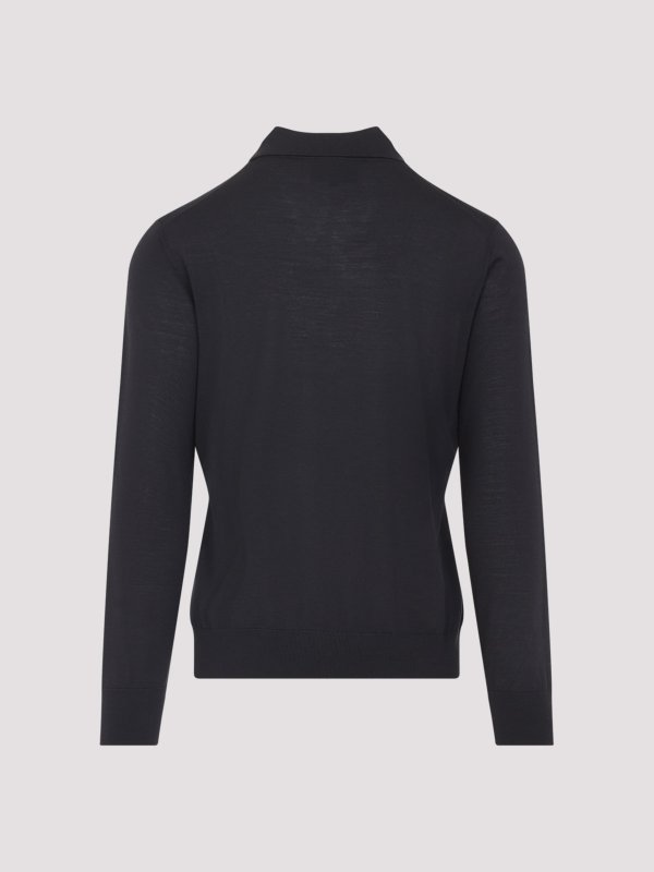 GIORGIO ARMANI: Strickpullover mit Rundhalsausschnitt online - Rundhalspullover - Grau