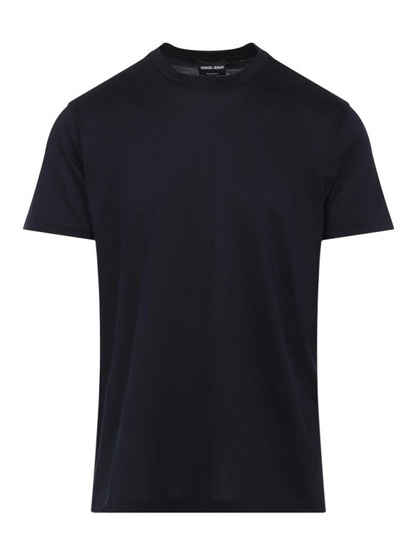 GIORGIO ARMANI: Tシャツ - Tシャツ - ブルー