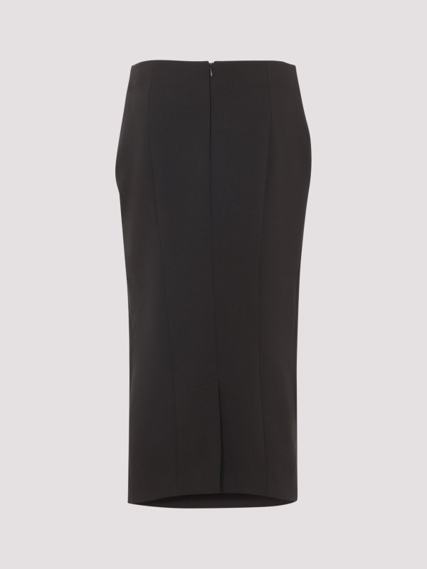 GIORGIO ARMANI: Faldas media pierna y semilargas online - Falda Semilarga - Marrón Oscuro