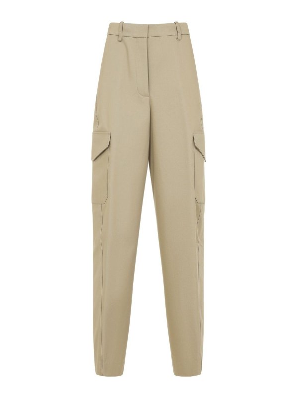 GIVENCHY: Trousers Shorts - Cotton And Wool Pants