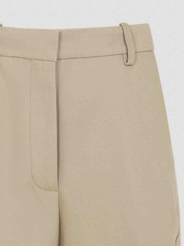 The Best Shops GIVENCHY: Trousers Shorts - Cotton And Wool Pants