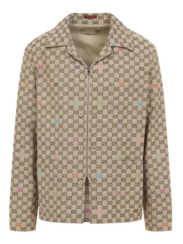 GUCCI: casual jackets - Spw Gg Jacket