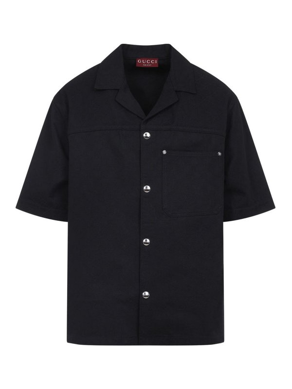 GUCCI: shirts - Gg Jacquard Shirt