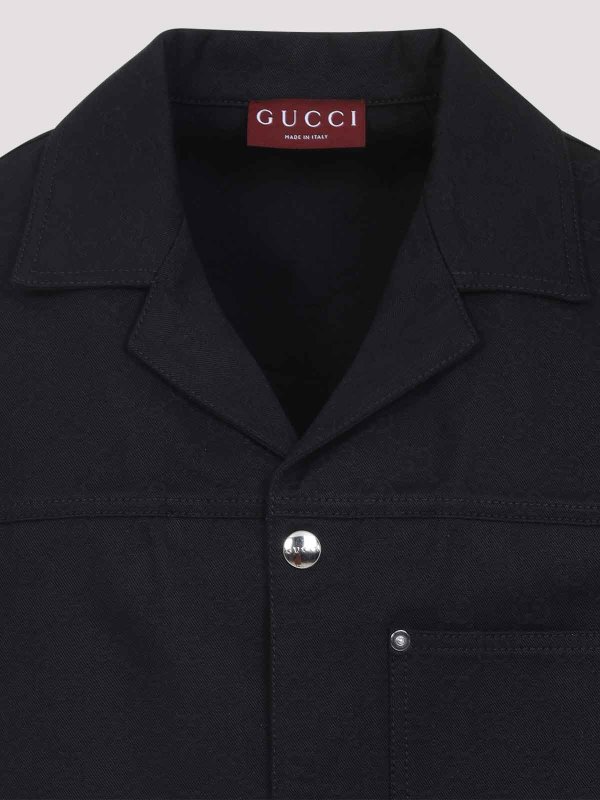 The Best Shops GUCCI: shirts - Gg Jacquard Shirt