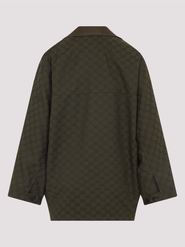 GUCCI: casual jackets online - Gg Cotton Jacket