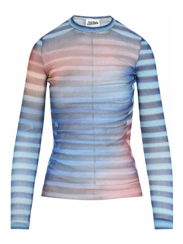 JEAN PAUL GAULTIER: Tops und Tank Tops - Top - Blau