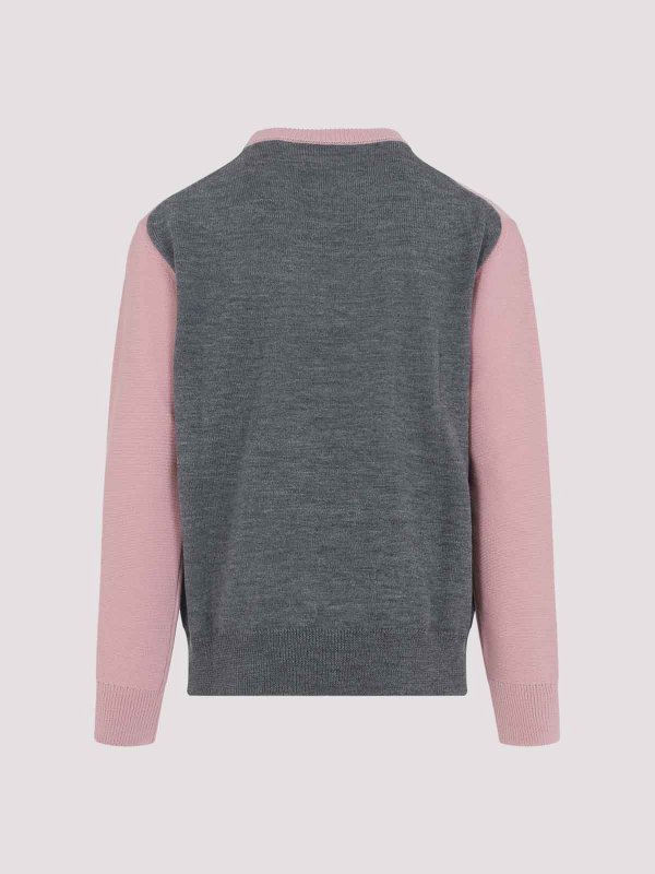 JIL SANDER: Pull col rond online - Pull Col Rond - Gris