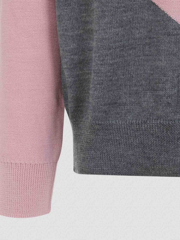 The Best Shops JIL SANDER: Pull col rond - Pull Col Rond - Gris