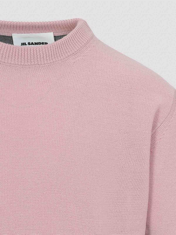 Pull Col Rond - Gris shop online: JIL SANDER