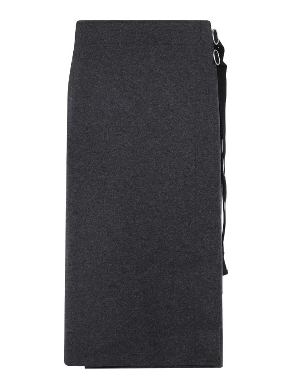 JIL SANDER: Knee length skirts & Midi - 157 Skirt