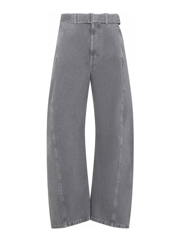 LEMAIRE: ブーツカットジーンズ - ブーツカットジーンズ - グレー
