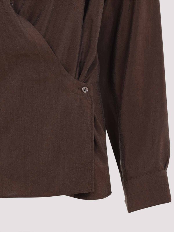 The Best Shops LEMAIRE: シャツ - シャツ - ブラウン