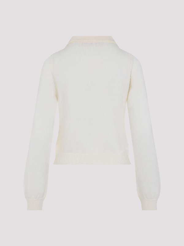 Marni: Cardigans online - Cardigan - Crème