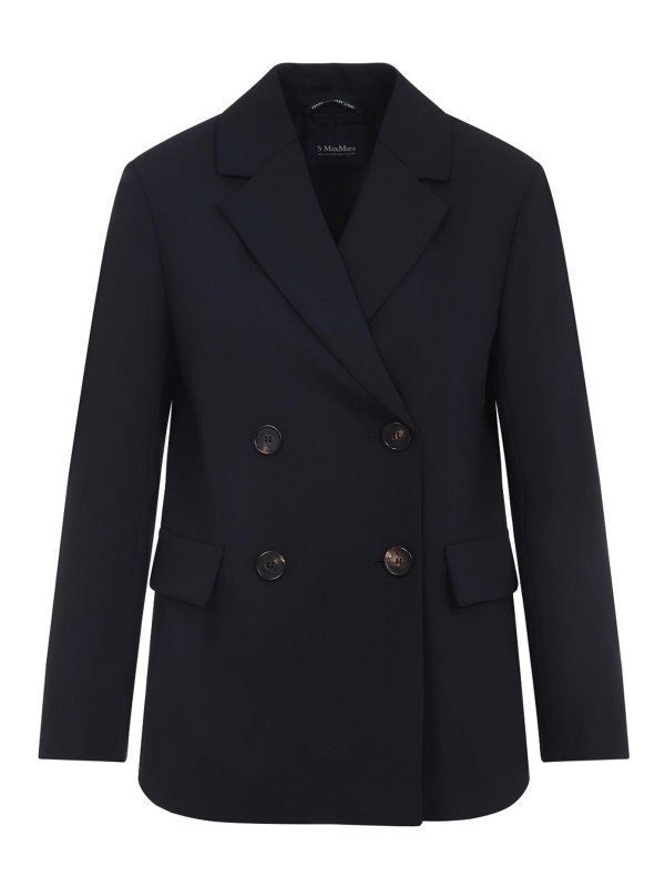 S MAX MARA: casual jackets - Ester Double Breasted Jacket