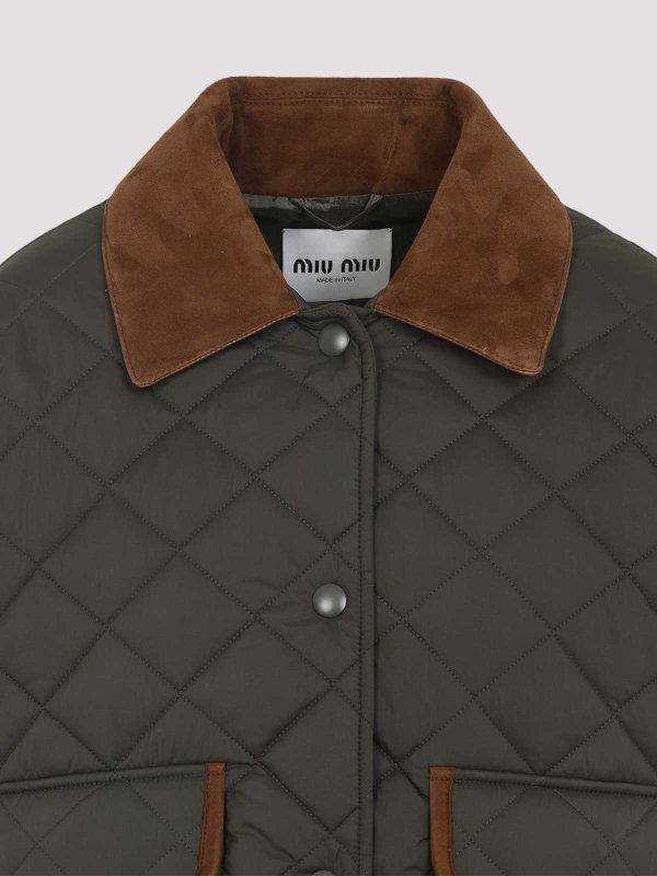 Recycled Polyester Jacket shop online: MIU MIU