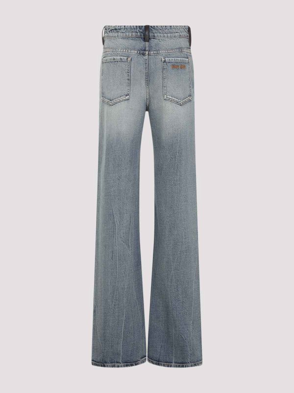 MIU MIU: bootcut jeans online - Cotton Jeans