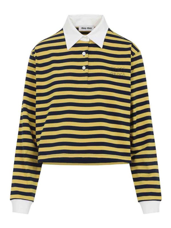 MIU MIU: polo shirts - Cotton Polo