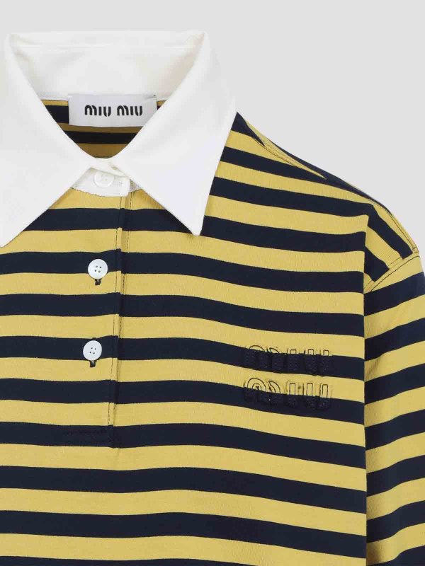 The Best Shops MIU MIU: polo shirts - Cotton Polo