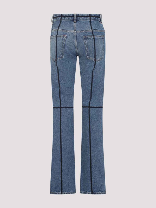 MM6 MAISON MARGIELA: Jeans évasés online - Jean Bootcut - Délavé
