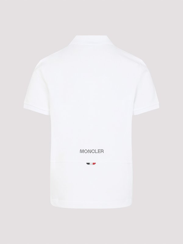 MONCLER: Poloshirts online - Poloshirt - Weiß