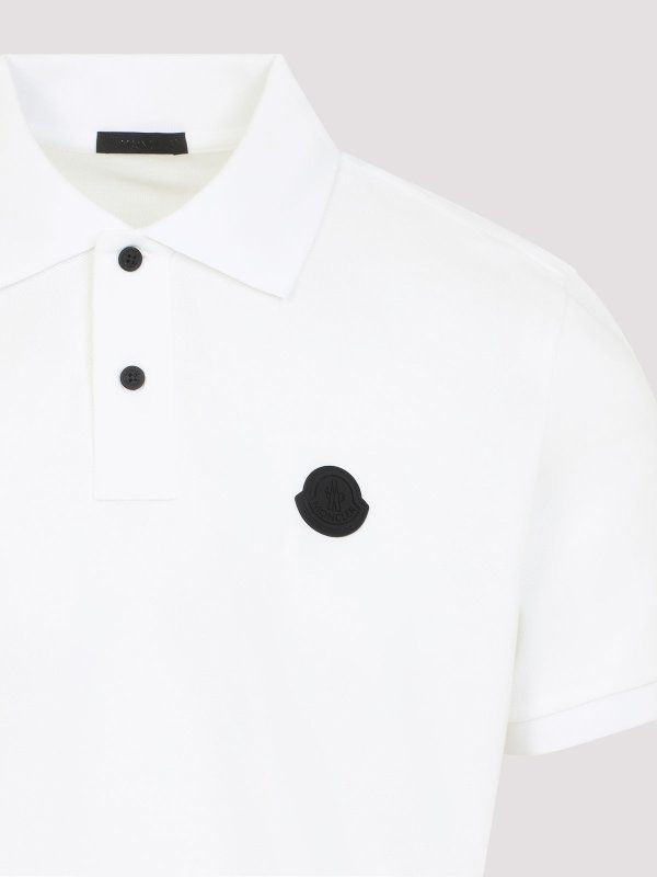 The Best Shops MONCLER: Poloshirts - Poloshirt - Weiß